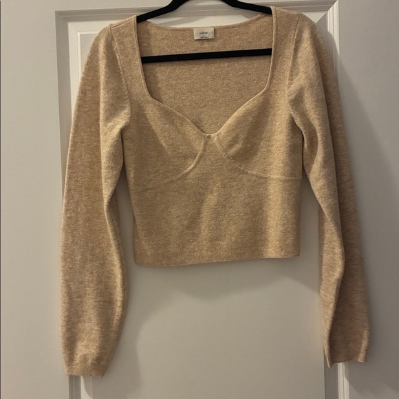 Wilfred Size XL Greer Sweetheart Neckline Sweater - Picture 5 of 8